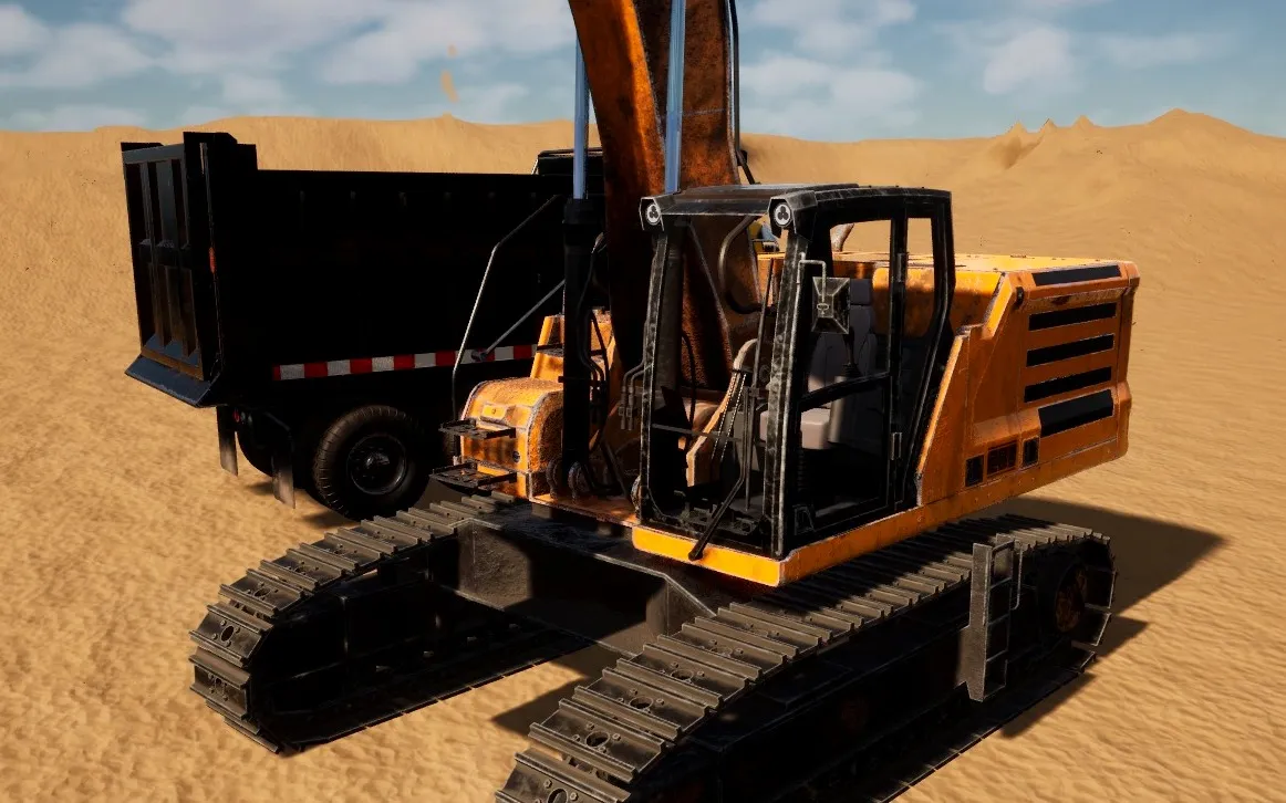 Excavator in Born to Dig (in-game)